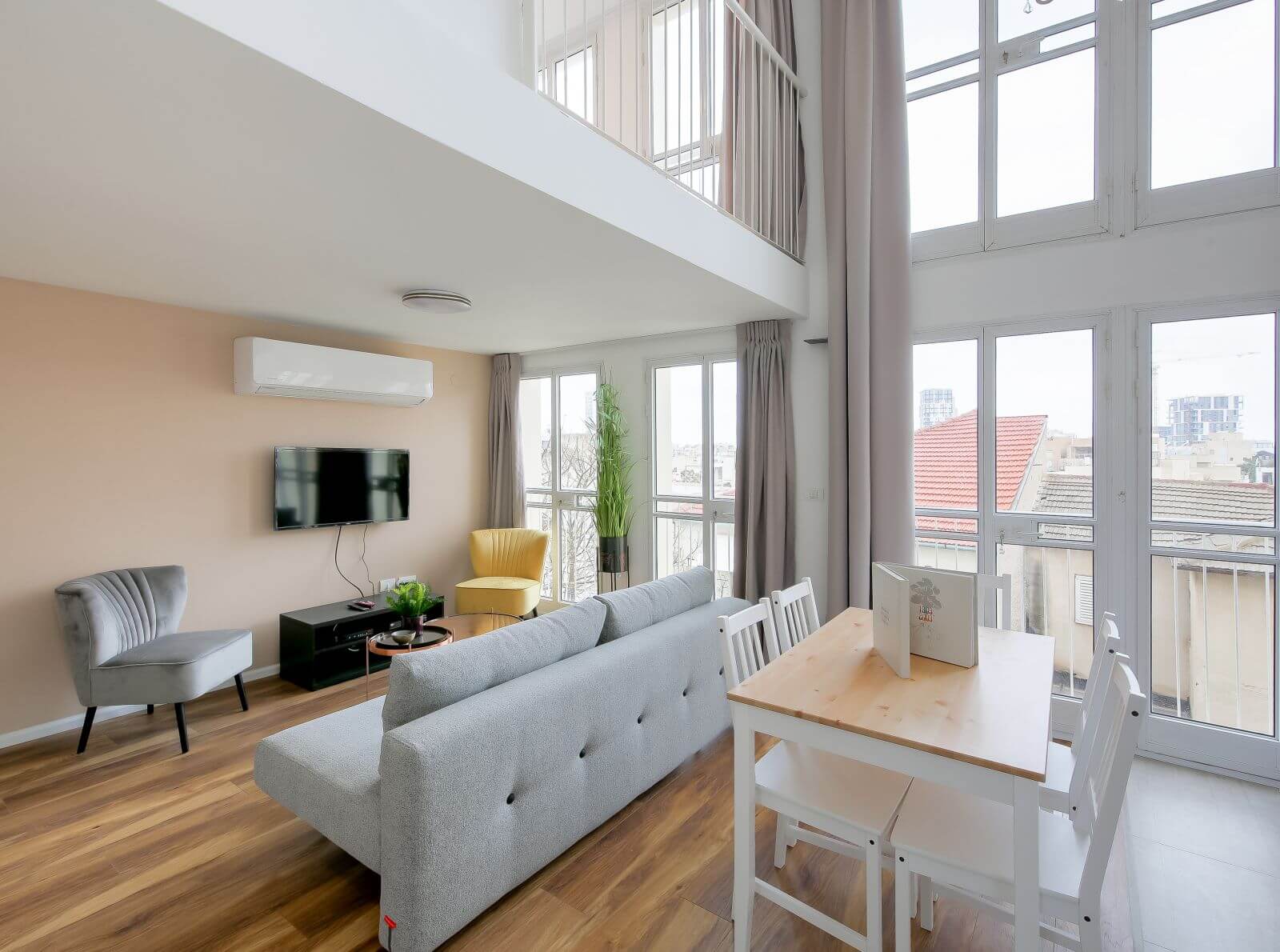 Duplex apartment 204 on two levels